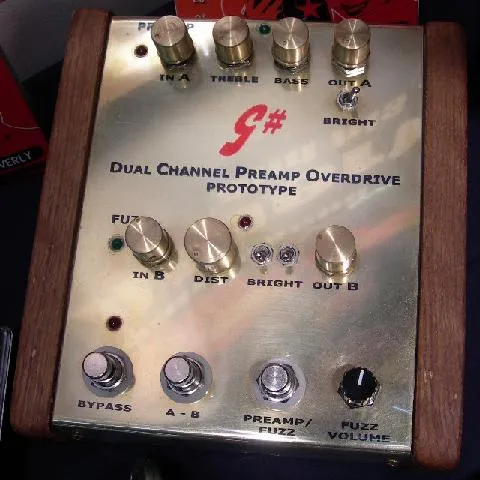 G-Sharp Dual Channel Preamp Overdrive