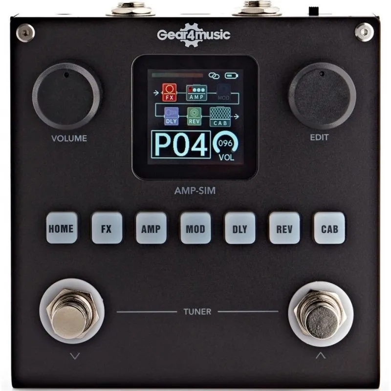 Gear4music Amp-Sim - Amp Simulator & Multi Effects