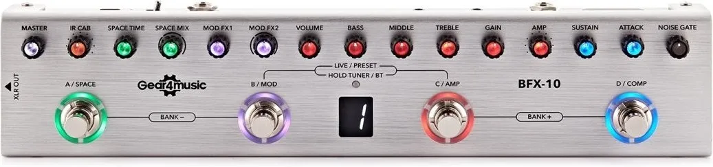 Gear4music BFX-10 Bass Multi-Effects
