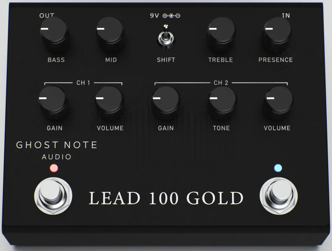 Ghost Note Audio Lead 100 Gold - Dual-Channel Lead 100 MOSFET Style Preamp