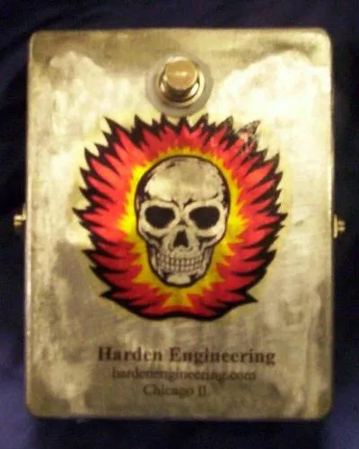 Harden Engineering Flaming Skull