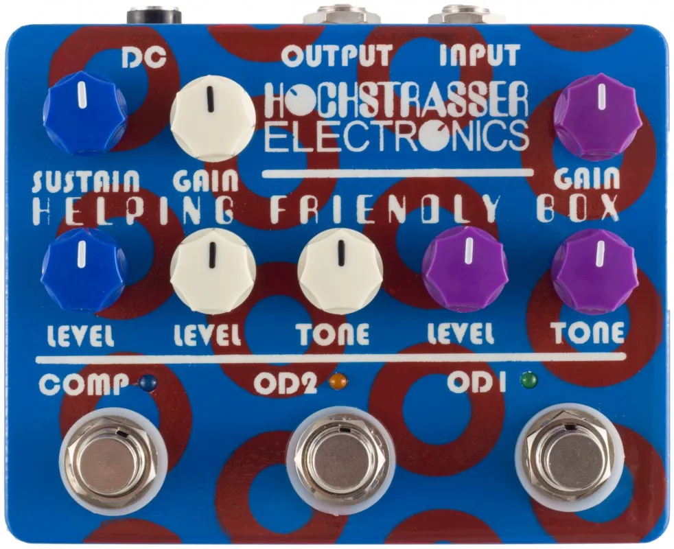 Hochstrasser Electronics Helping Friendly Box - Dual Overdrive and Compressor