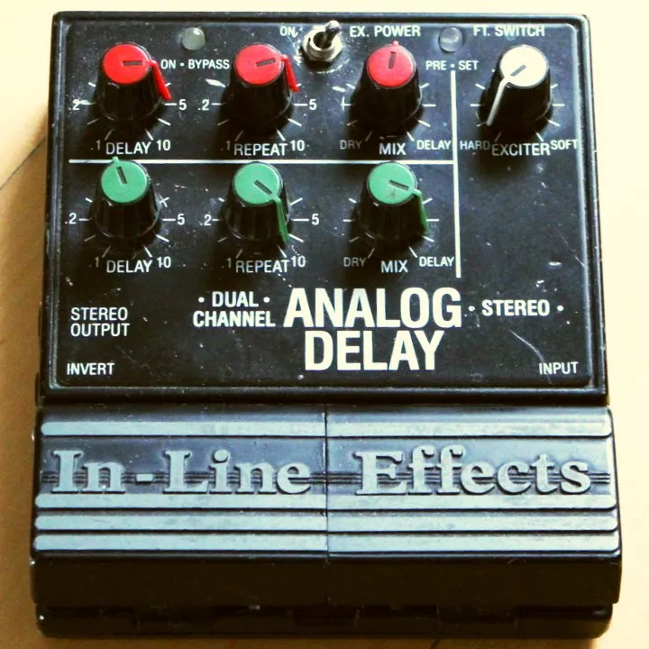 In-Line Effects XE-750 Dual Channel Analog Stereo Delay