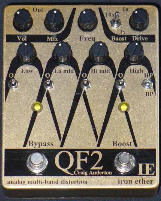 Iron Ether QF2 Craig Anderton Analog Multi-Band Distortion