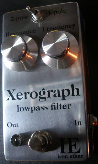 Iron Ether Xerograph - Lowpass Filter