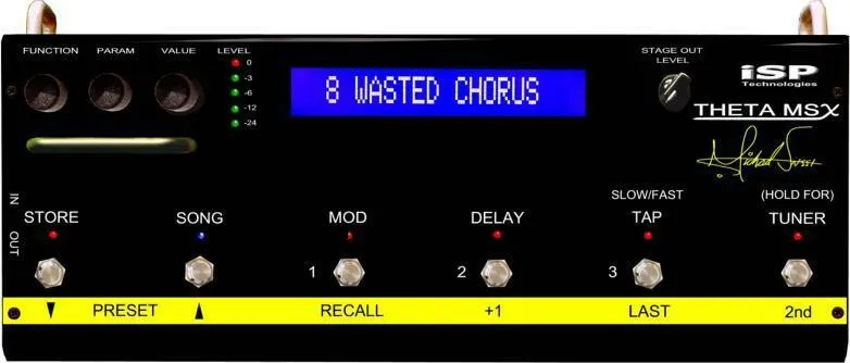 ISP Technologies Theta MSX - Michael Sweet signature Preamp and Multi-effects