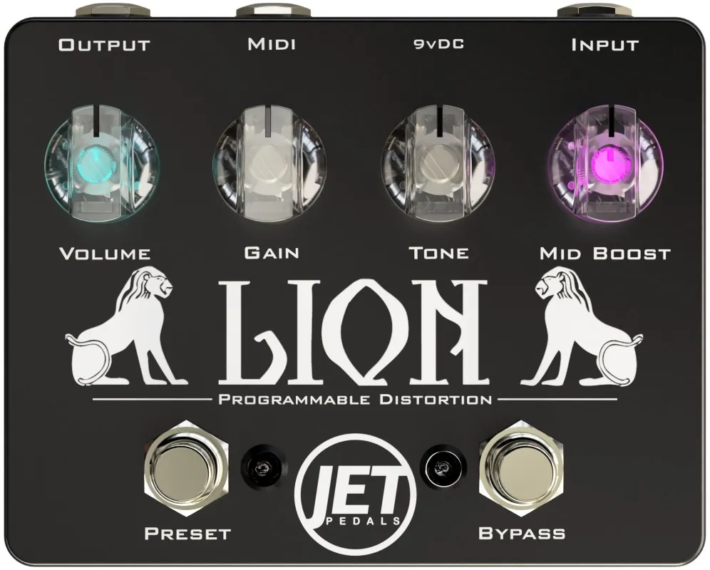 JET Pedals Lion - Programmable Distortion
