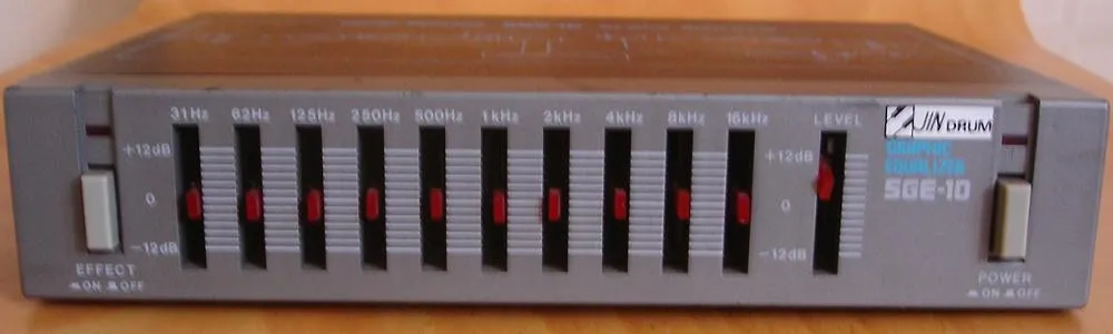 JinDrum SGE-10 Graphic Equalizer