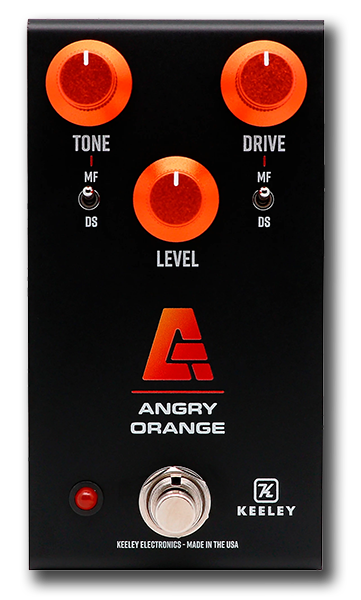 Keeley Angry Orange Distortion and Fuzz Pedal