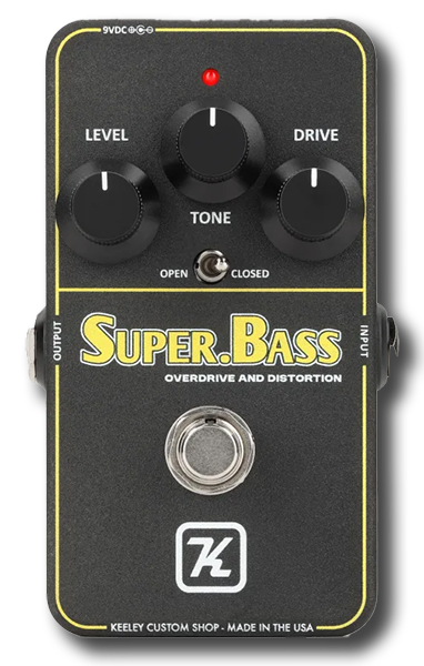 Keeley Electronics SUPER BASS Overdrive and Distortion Pedal