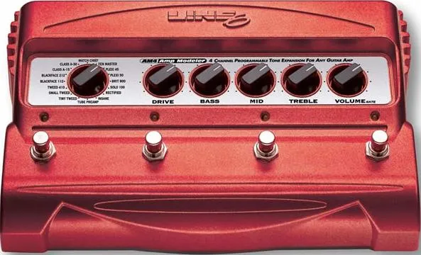 Line 6 AM-4 Amp Modeler - 4 Channel Programmable Tone Expansion For Any Guitar Amp