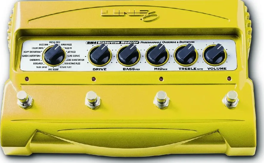 Line 6 DM-4 Distortion Modeler - Programmable Overdrive & Distortion