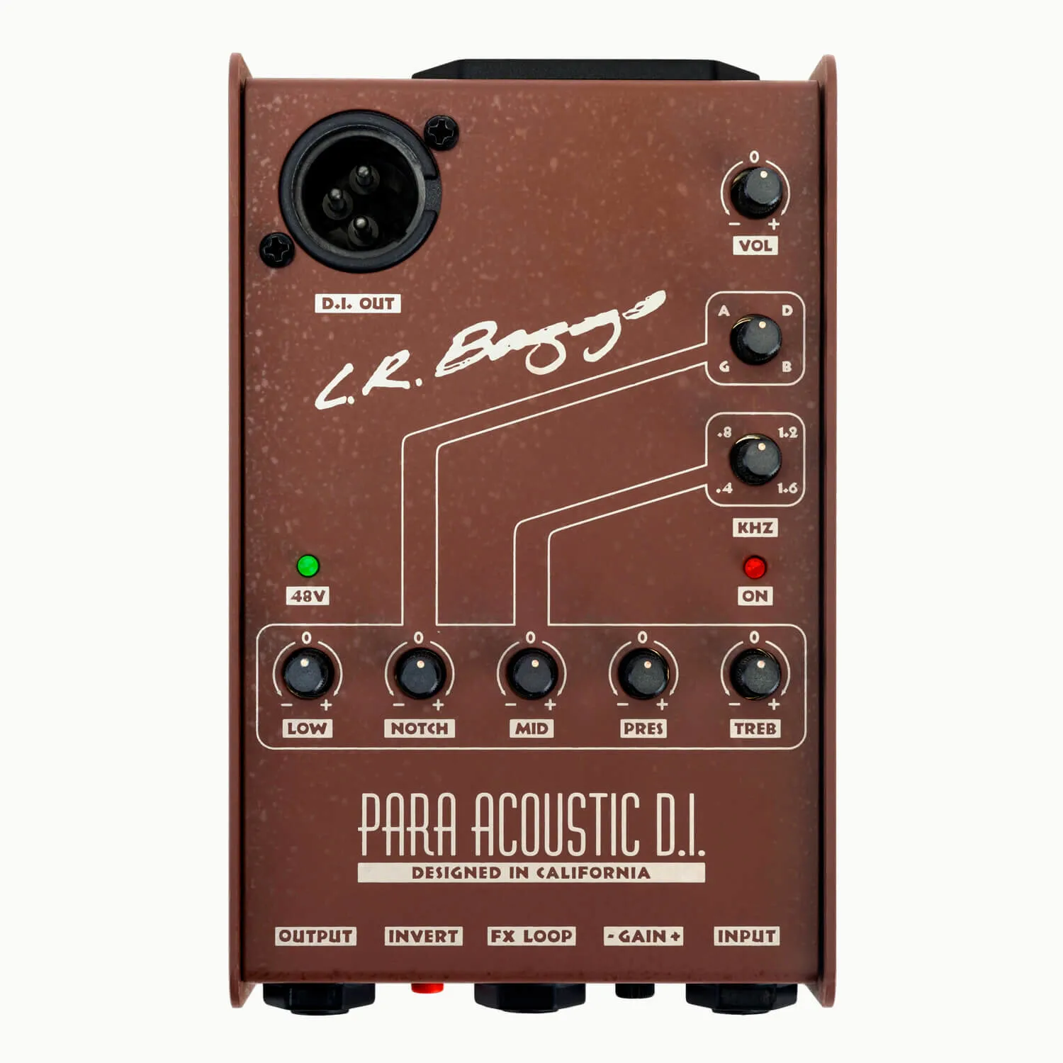 LR Baggs Para DI Acoustic Guitar Preamp + DI Pedal