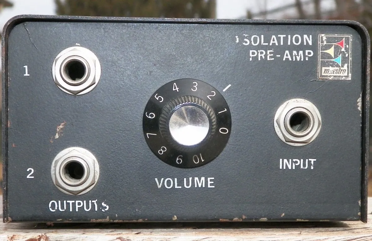 Maestro Isolation Pre-Amp