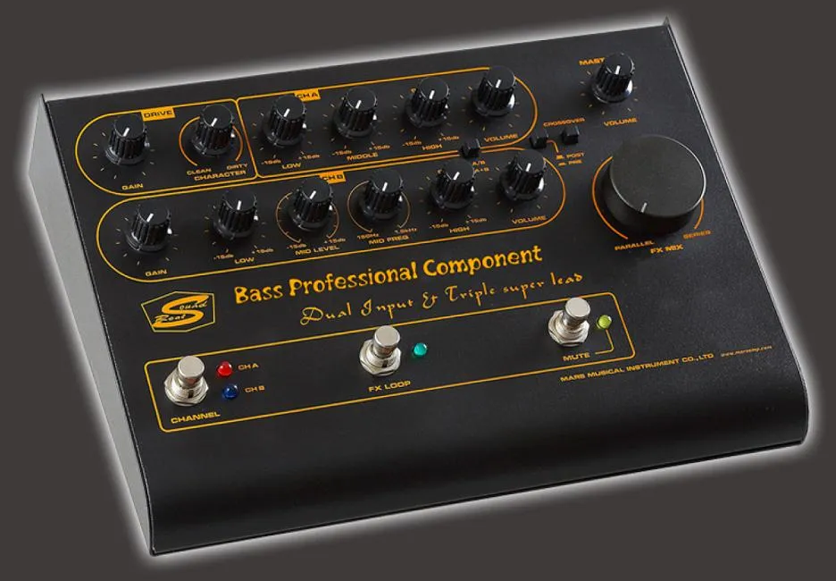 Mars Real Sound Bass Professional Component - Dual Input & Triple Super Lead