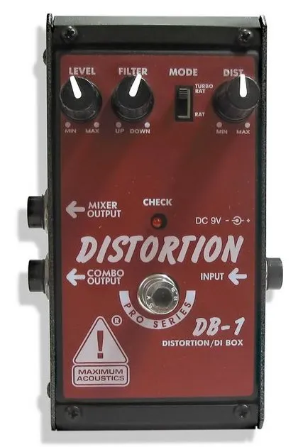 Maximum Acoustics (Pro Series) DB-1 Distortion - Distortion / DI Box