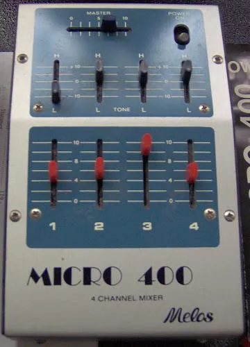 Melos MX-1000 Micro 400 4 Channel Mixer