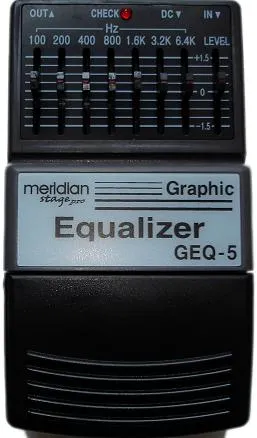 Meridian Stage Pro GEQ-5 Graphic Equalizer