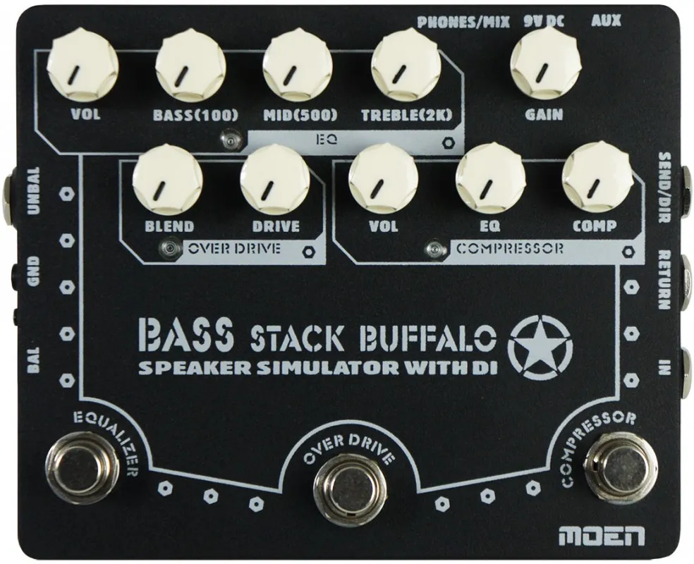 Moen Bass Stack Buffalo - Speaker Simulator with DI