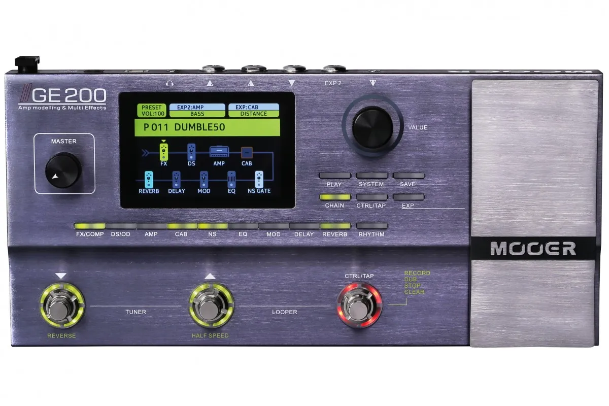 Mooer Audio GE-200 - Amp Modelling & Multi-Effects