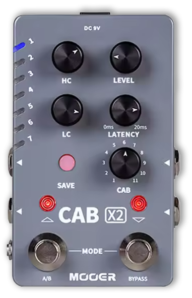 Mooer Cab X2 Stereo Cabinet Simulation