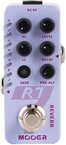 Mooer R7 Digital Multi Reverb Pedal