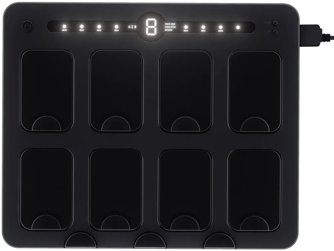 NEXI Industries The Solution - Pedal Board with Boost, Tuner and Power Supply