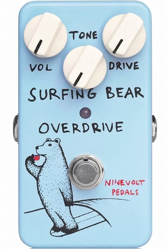 Ninevolt Pedals Surfing Bear Overdrive