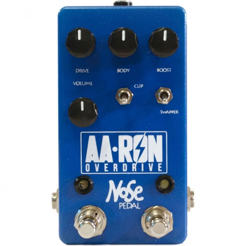 Nose Pedal AA-Ron v2 - Swappable Overdrive Distortion & Boost