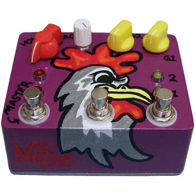 Nose Pedal ChickenHead - Dual Boost, Overdrive & Fuzz