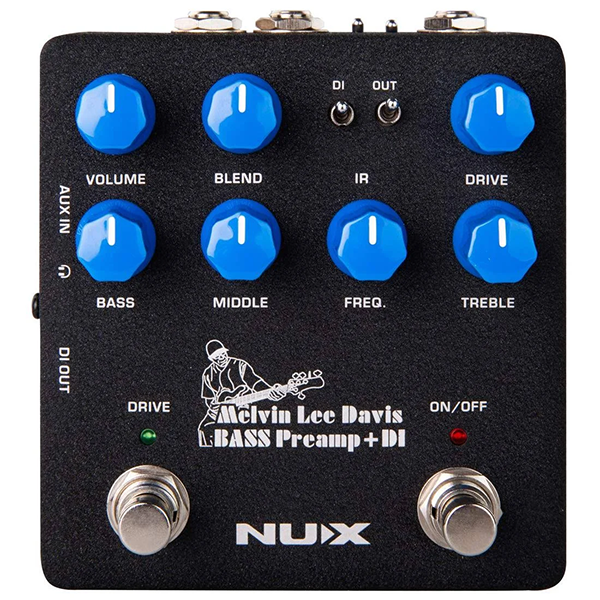 NUX NBP-5 Melvin Lee Davis Bass Preamp + DI Pedal