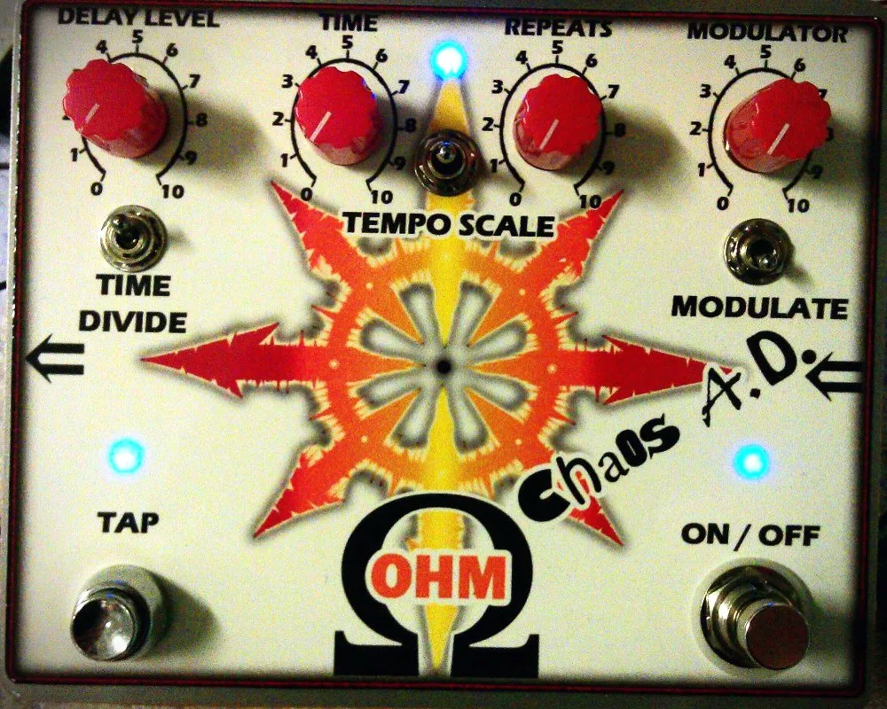 Ohm Electronics Chaos A.D. - Delay + Tap + Modulation + Time Scales