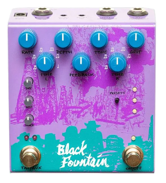 Old Blood Noise Endeavors Black Fountain Stereo Wildberry Custom Color