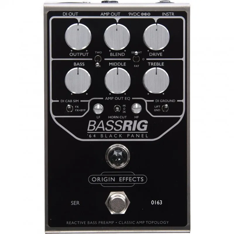 Origin Effects BassRIG '64 Black Panel
