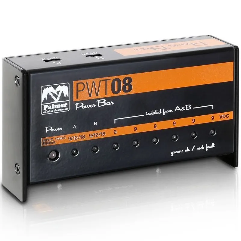Palmer PWT08 - Universal Pedalboard Power Supply