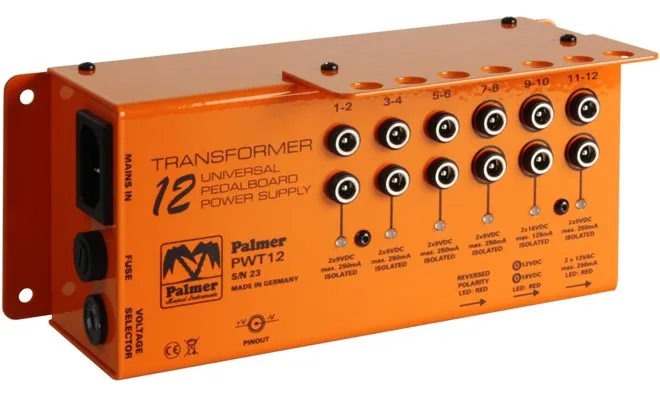 Palmer PWT12 Transformer 12 Universal Pedalboard Power Supply