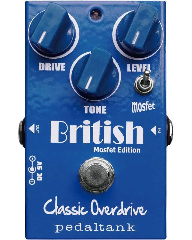 Pedal Tank British Classic Overdrive - Mosfet Edition