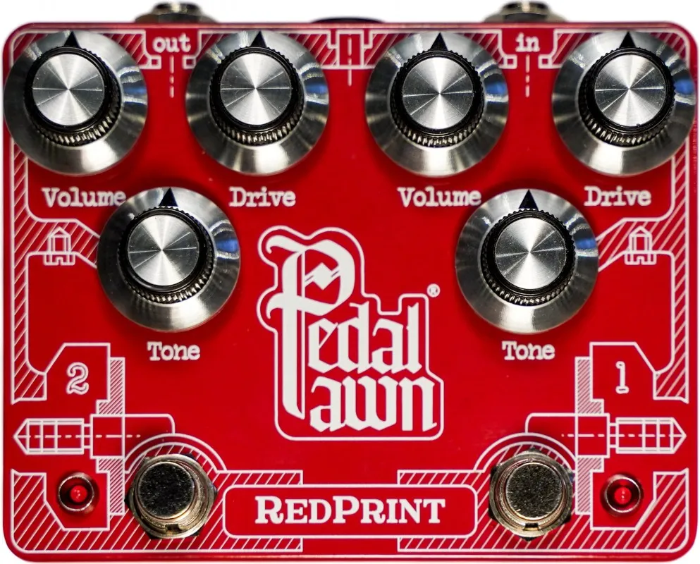 Pedal Pawn RedPrint - Dual Screamer+Breaker Overdrive