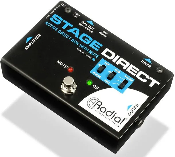 Radial StageDirect - Active Direct Box with Mute