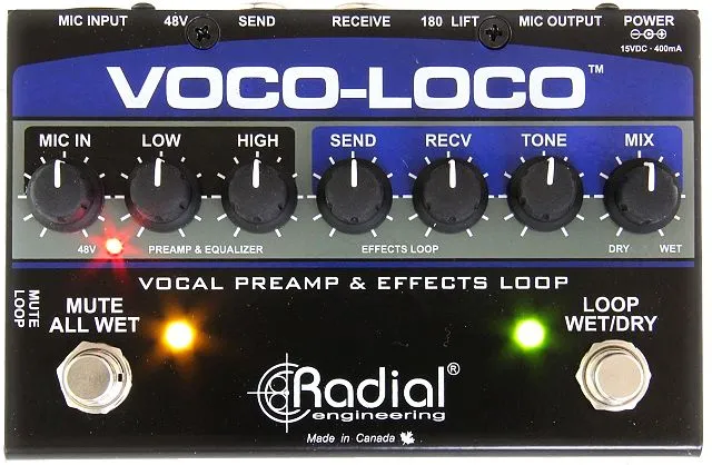 Radial Voco-Loco - Vocal Preamp & Effects Loop