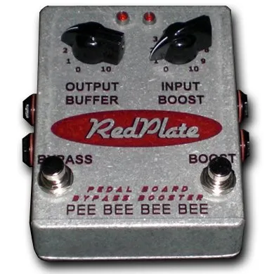 Red Plate Amplifiers PeeBeeBeeBee Pedal Board Bypass Boost