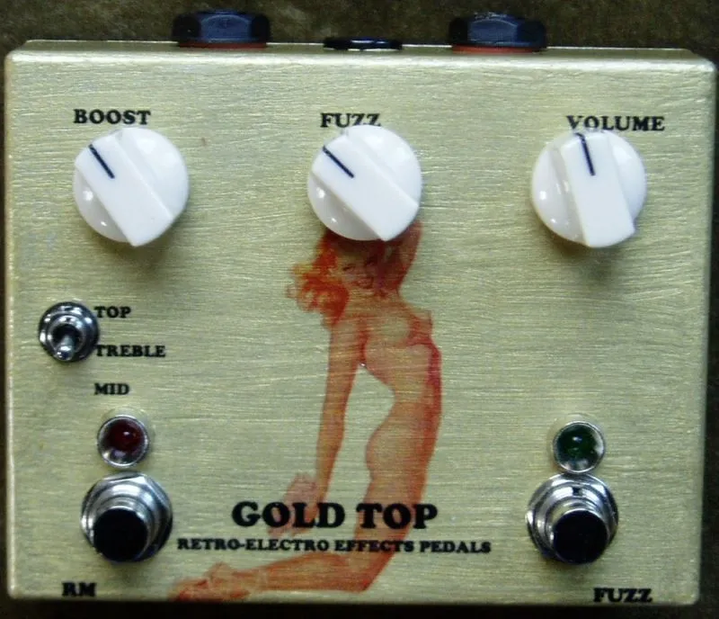 Retro-Electro Gold Top