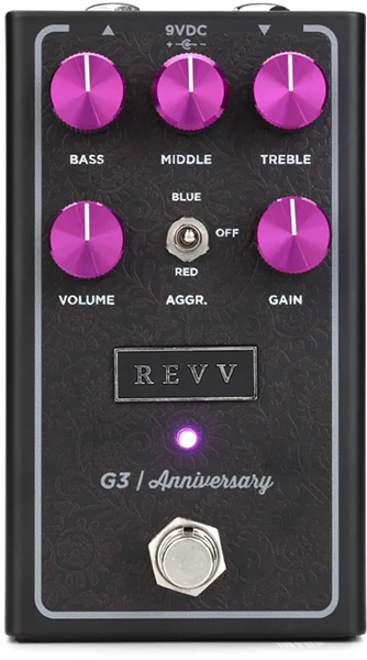 Revv Amplification G3 Purple Anniversary Edition Channel Preamp/Overdr
