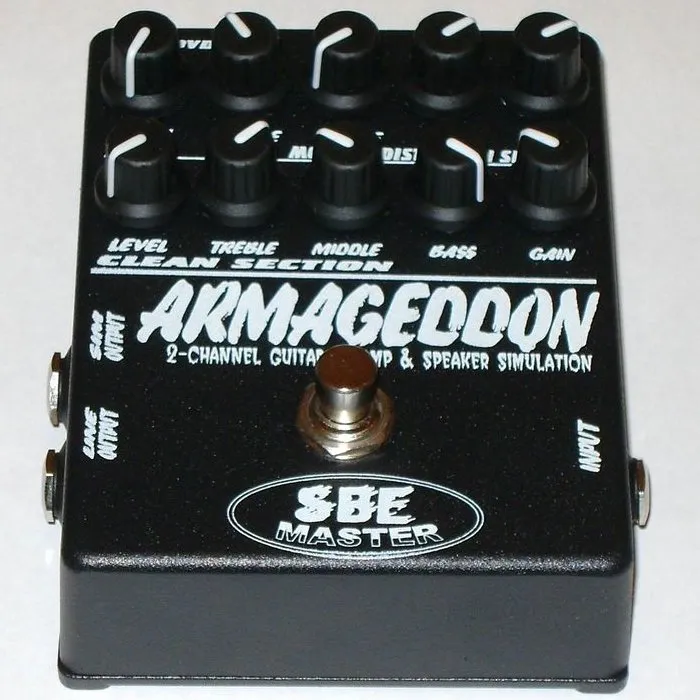 SBE Master Armageddon - 2 Channel Guitar Preamp & Speaker Simulation