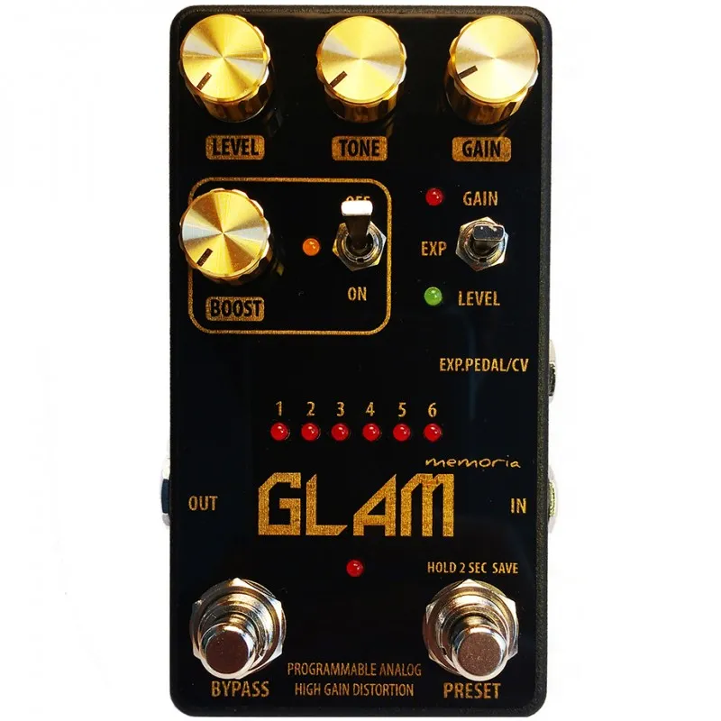 Servus! Pedals Glam - Programmable Analog High Gain Distortion