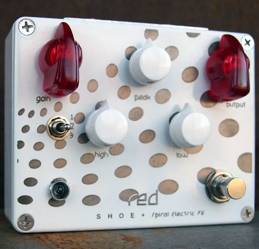 Spiral Electric FX x Shoe Pedals Red Spiral - Drive Channel