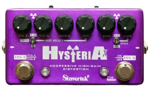 Sinvertek Hysteria - Aggressive High-Gain Distortion