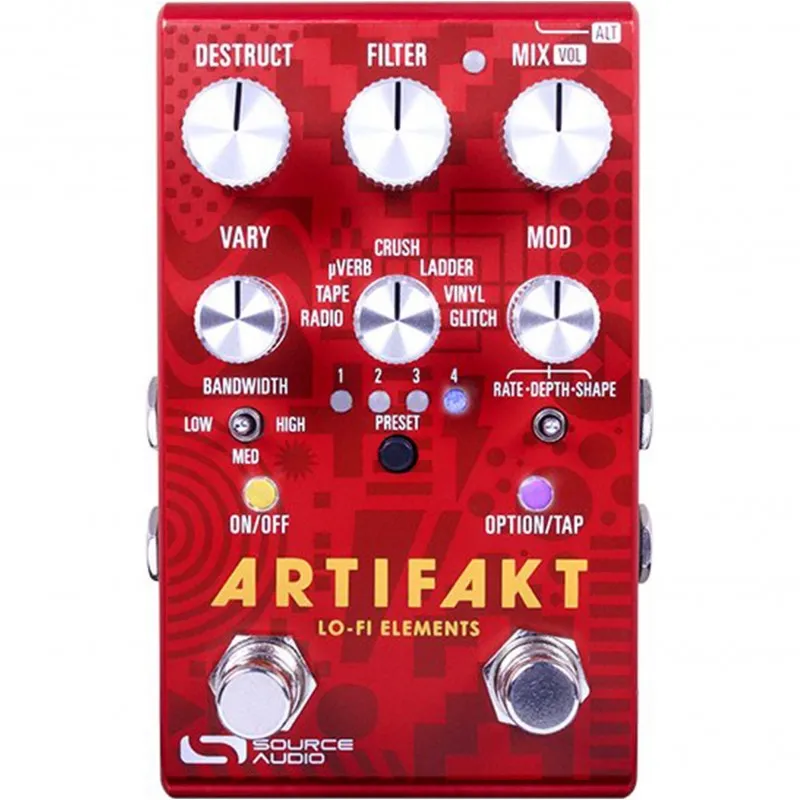 Source Audio Artifakt Lo-fi Elements Multi-Effects Pedal