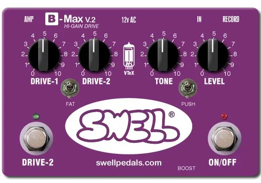 Swell Pedals B-Max - High Gain Drive for Bass