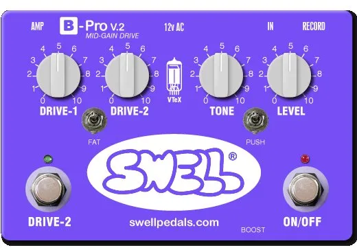 Swell Pedals B-Pro - Mid Gain Drive for Bass